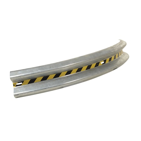 Vestil Guard Rail System - Curved Rail GR-H2R-CRV-BO-8-HDG